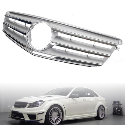 Per Mercedes Benz Classe C W204 C300 C350 2008-2014 Griglia anteriore cromata