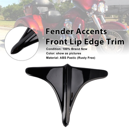 Dettagli in ABS per parafango posteriore e profilo del bordo anteriore per Street Tri Glide 2009-2023
