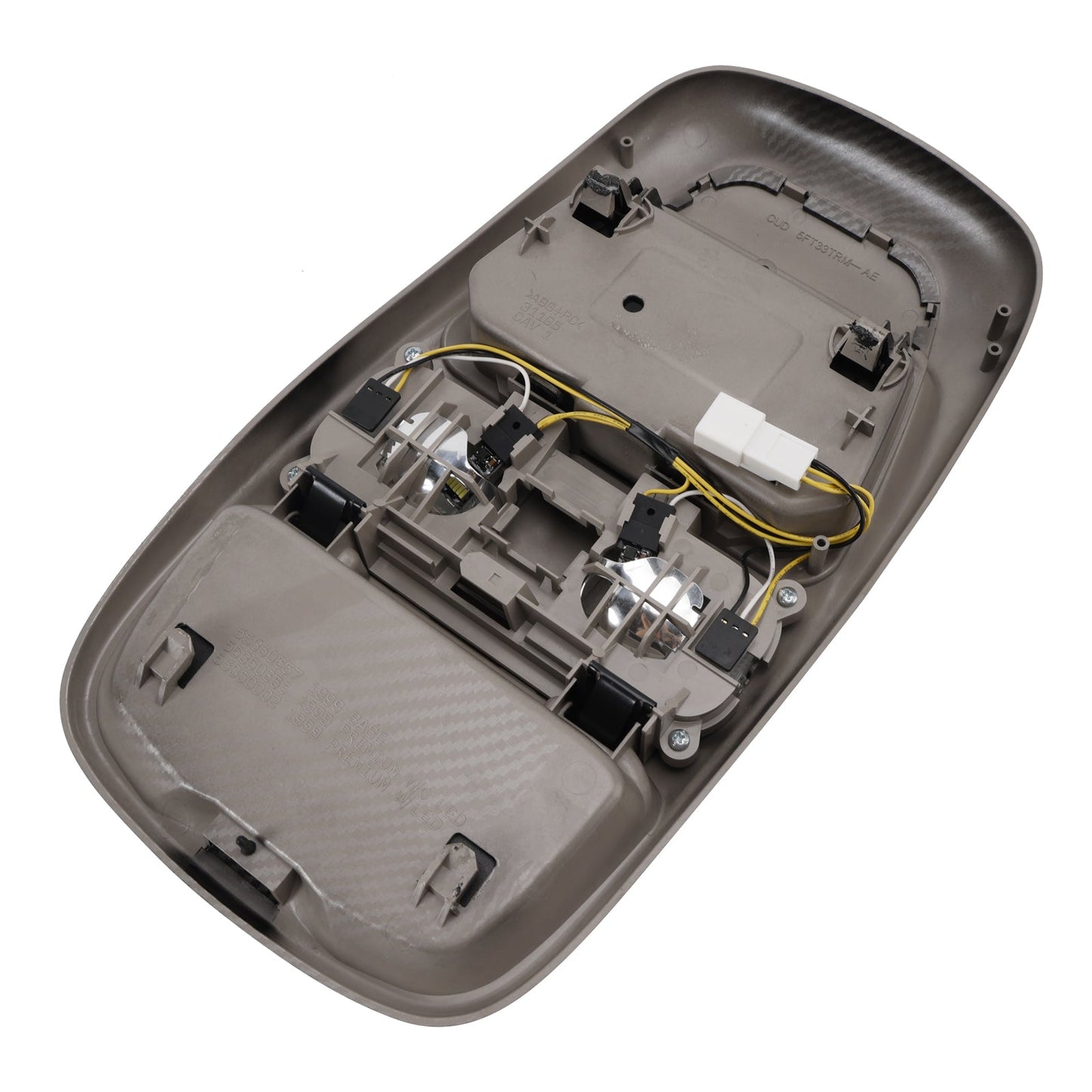 Console superiore anteriore a LED in carbonio per Dodge Ram 3500 1998-2002
