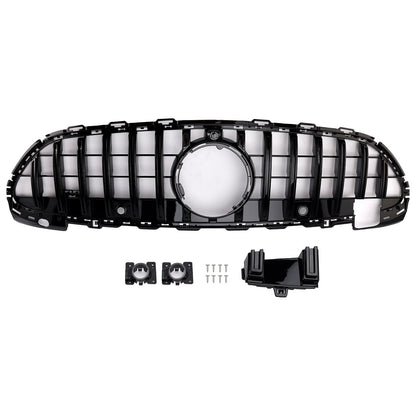 Griglia paraurti anteriore stile GTR per Mercedes Benz W206 2022-2023 con telecamera