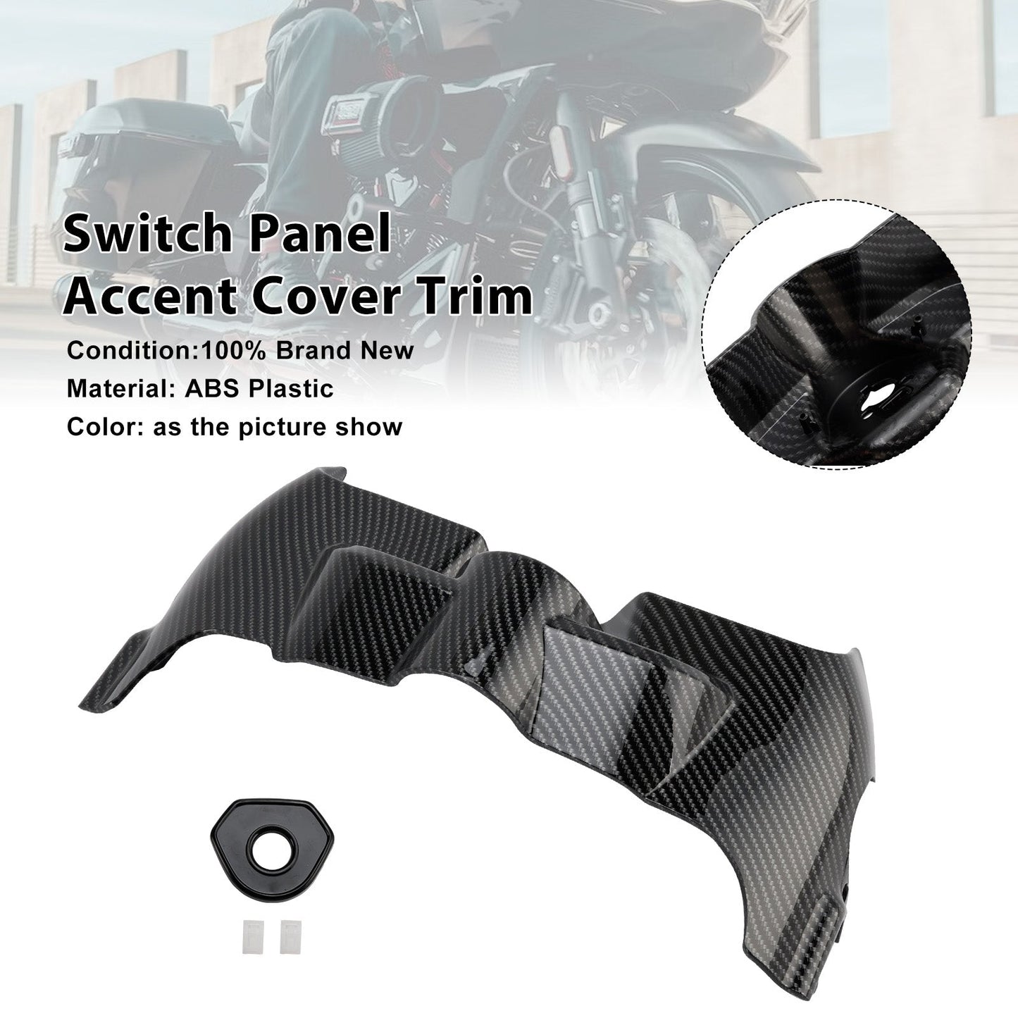 Rivestimento decorativo per pannello interruttori Touring Electra Street Glide 2023-2025