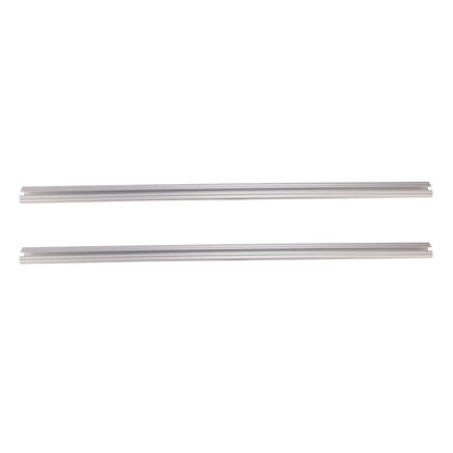 Barre trasversali universali in alluminio per portapacchi da tetto auto, con chiusura a chiave, lunghezza 135 cm.
