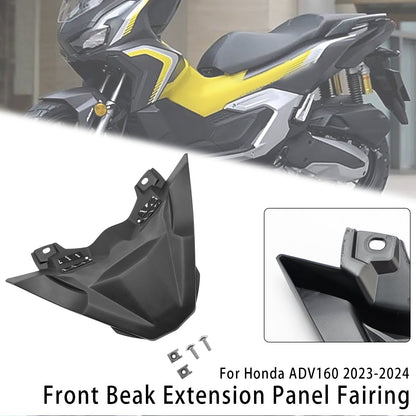 Estensione del becco anteriore Honda ADV 160 2023-2024, pannello del muso, carenatura