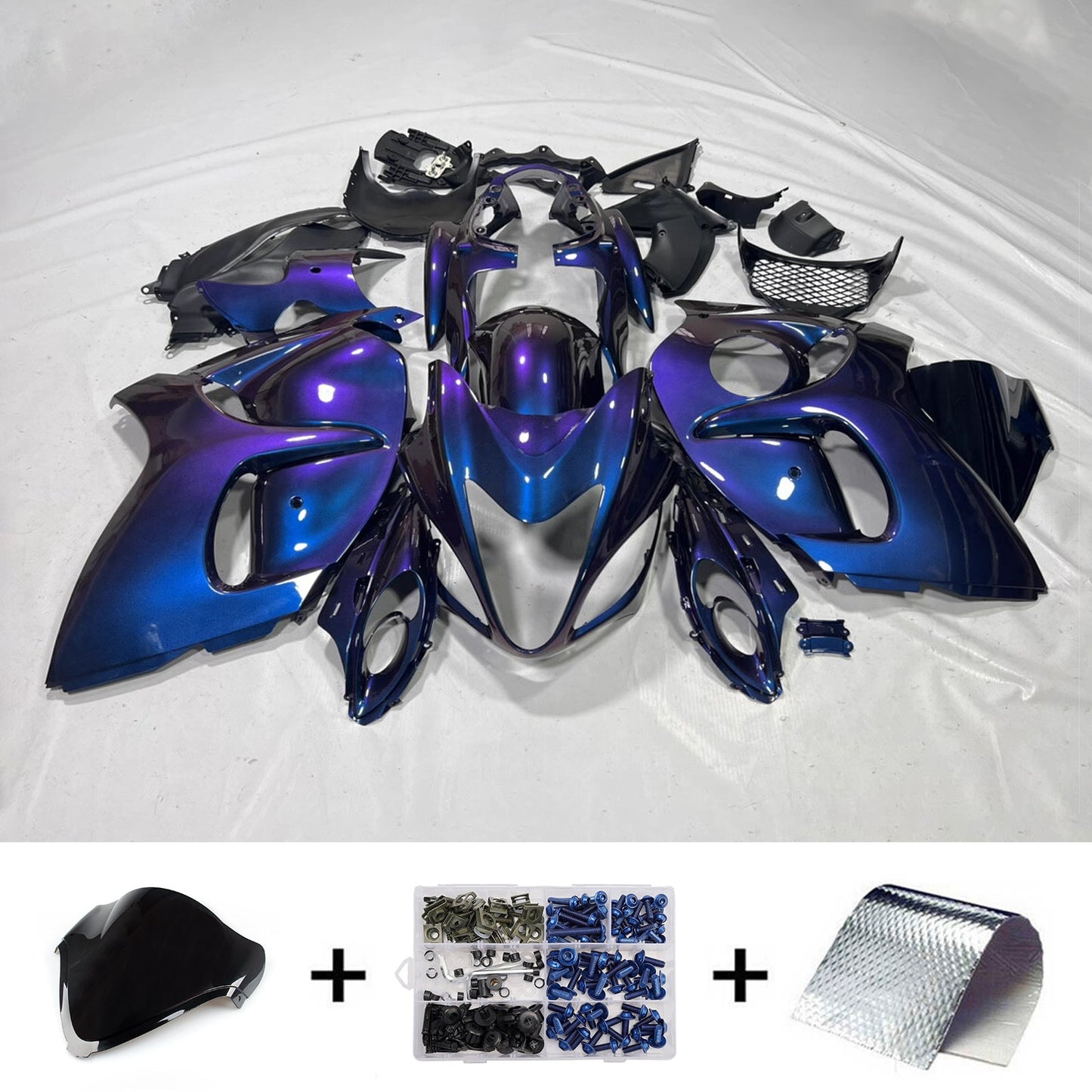 Kit carenatura iniezione plastica ABS per Suzuki Hayabusa GSX1300R 2008-2020