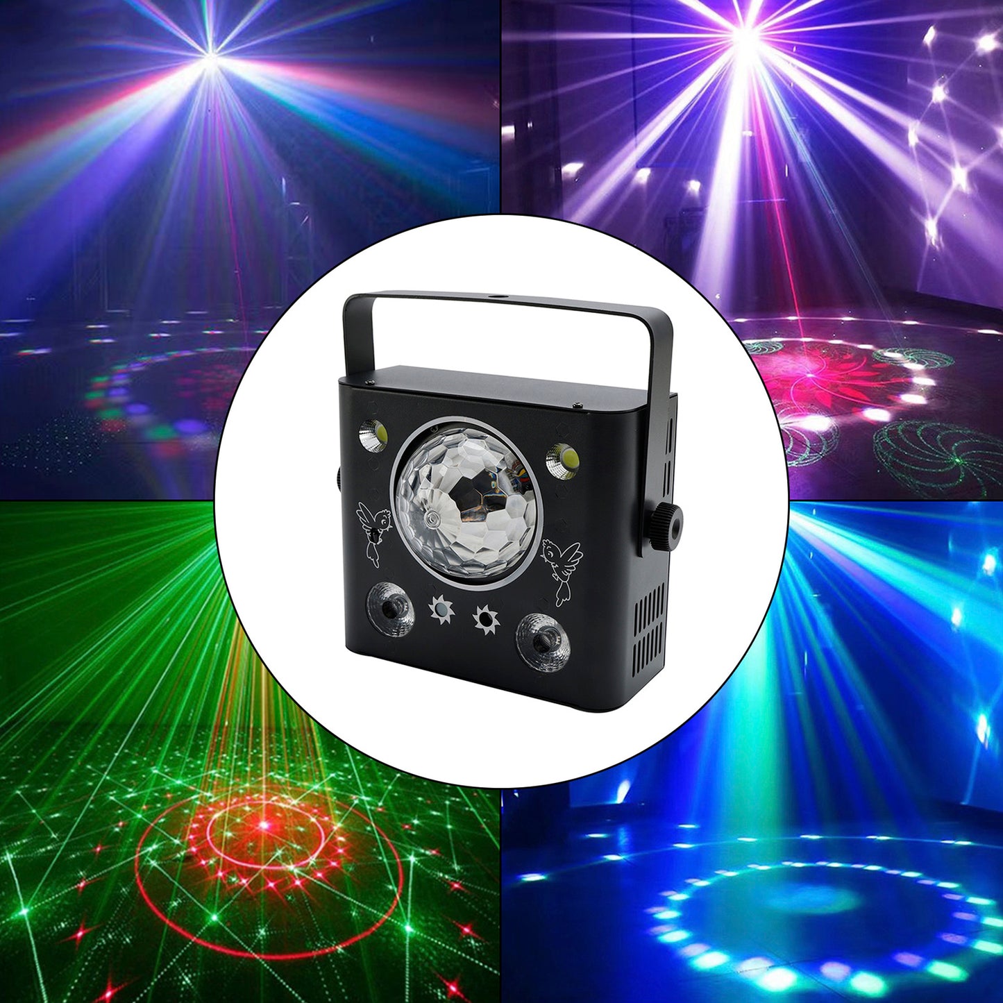 DMX RGB LED Trave Scanner Proiettore Per DJ Disco Party Stage Strobe Laser Light