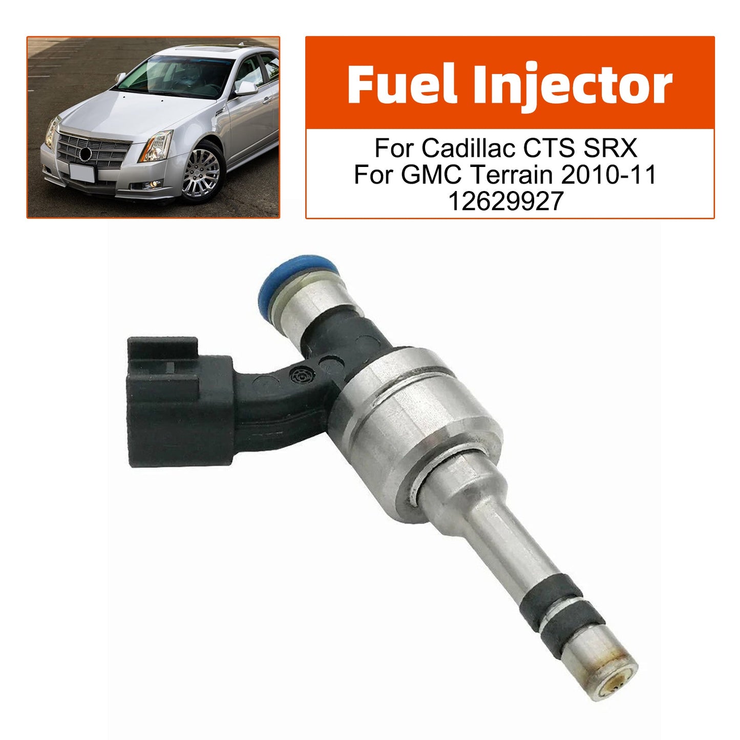1 iniettore di carburante per Cadillac CTS SRX e GMC Terrain 2010-11 12629927