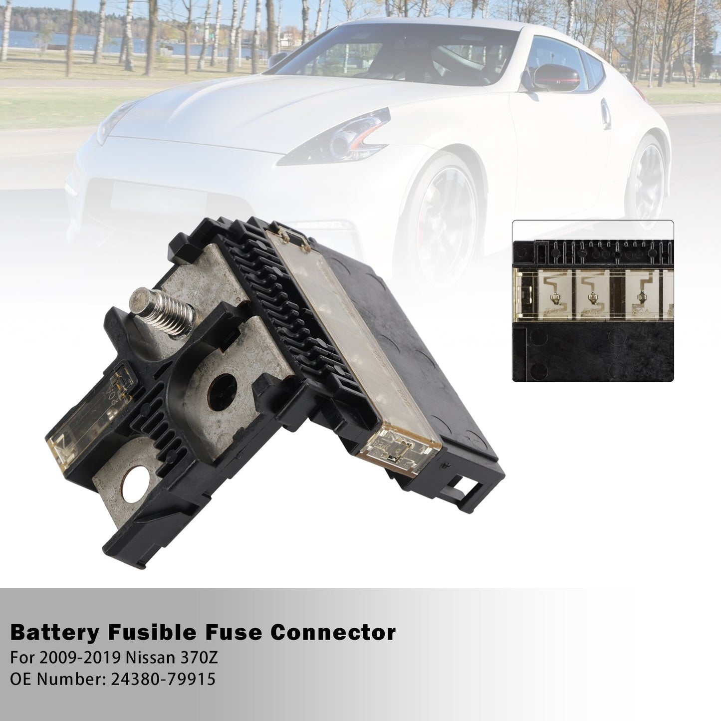 Connettore fusibile batteria 24380-79915 per Nissan 370Z Armada 2004-2013