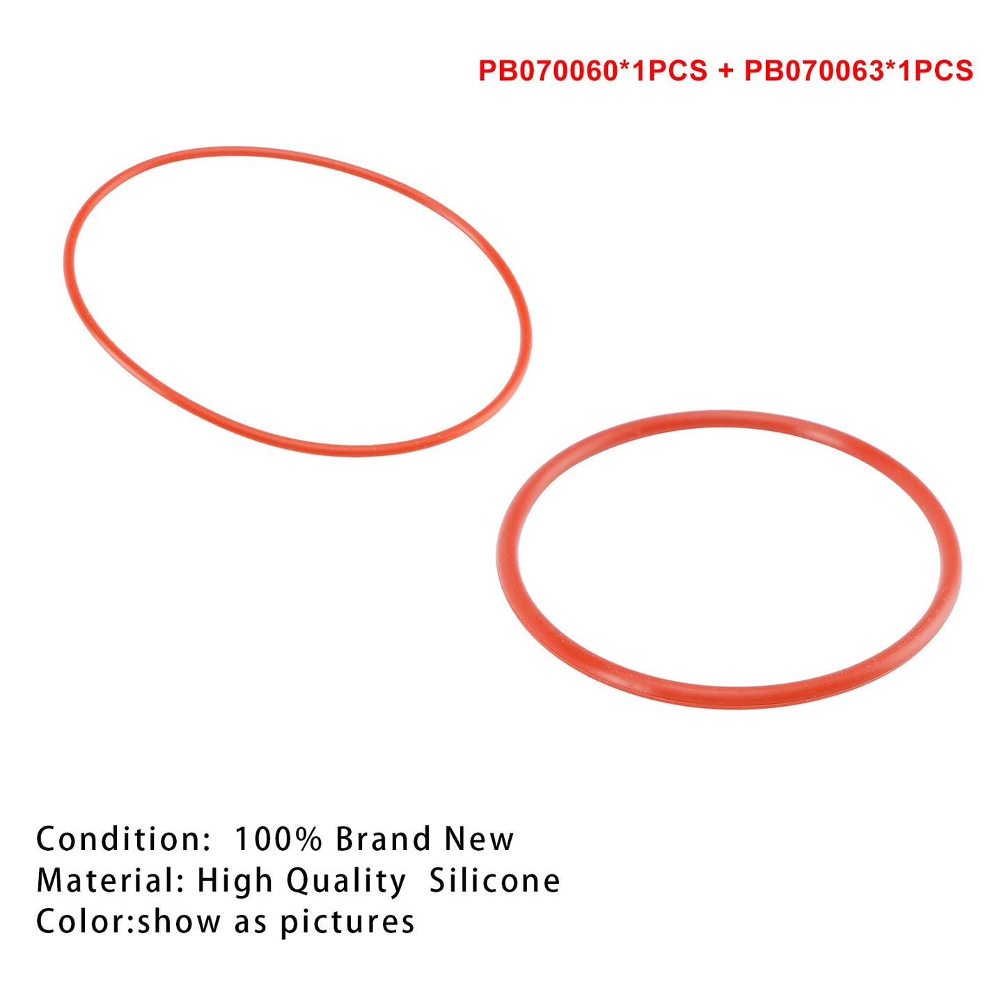 PB070060 (A)、 PB070063 (D) Set di O-ring per base bruciatore 2 pezzi