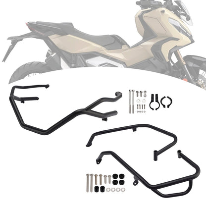 Kit barra di protezione motore superiore e inferiore Honda X-Adv 750 2025+ nera