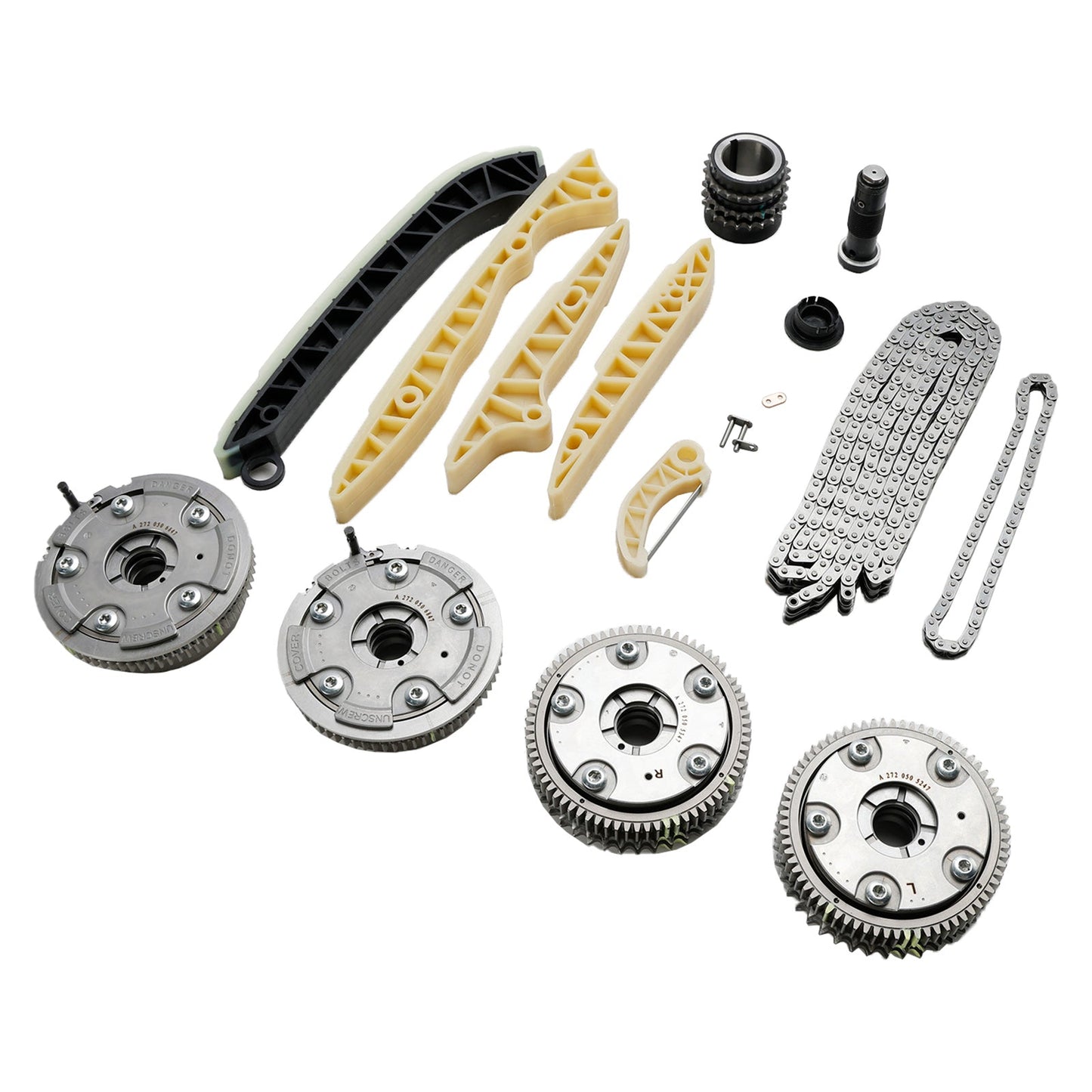 Kit catena di distribuzione Mercedes CLK350 2006-2009 + 4 regolatori albero a camme