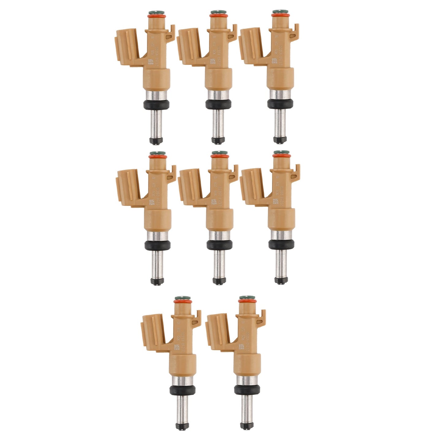 Iniettore di carburante 8 pezzi 23250-0S020 adatto per Toyota Tundra Sequoia 4.6L 5.7L 2008-2019