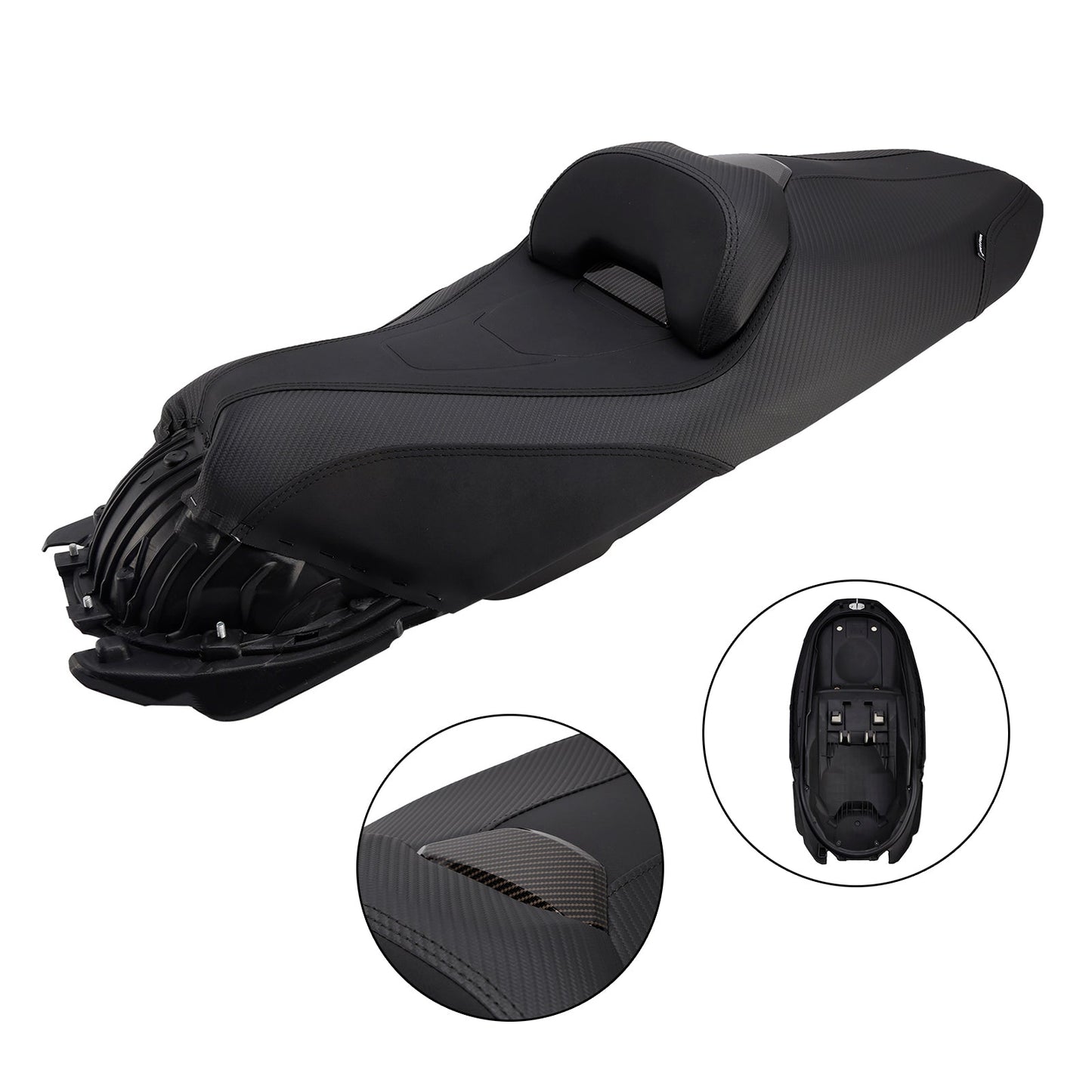 Sella passeggero pilota Honda Adv350 2022-2025 Adv 350 Schienale completo arancione