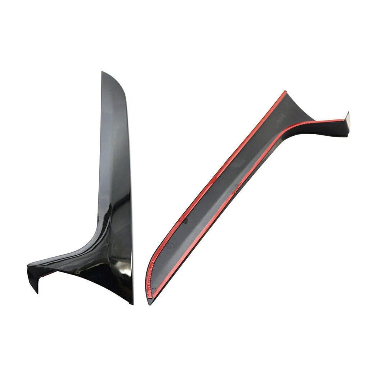 Audi A6 C7 Allroad Avant 2012-2018, coppia di spoiler laterali per lunotto posteriore, colore nero lucido
