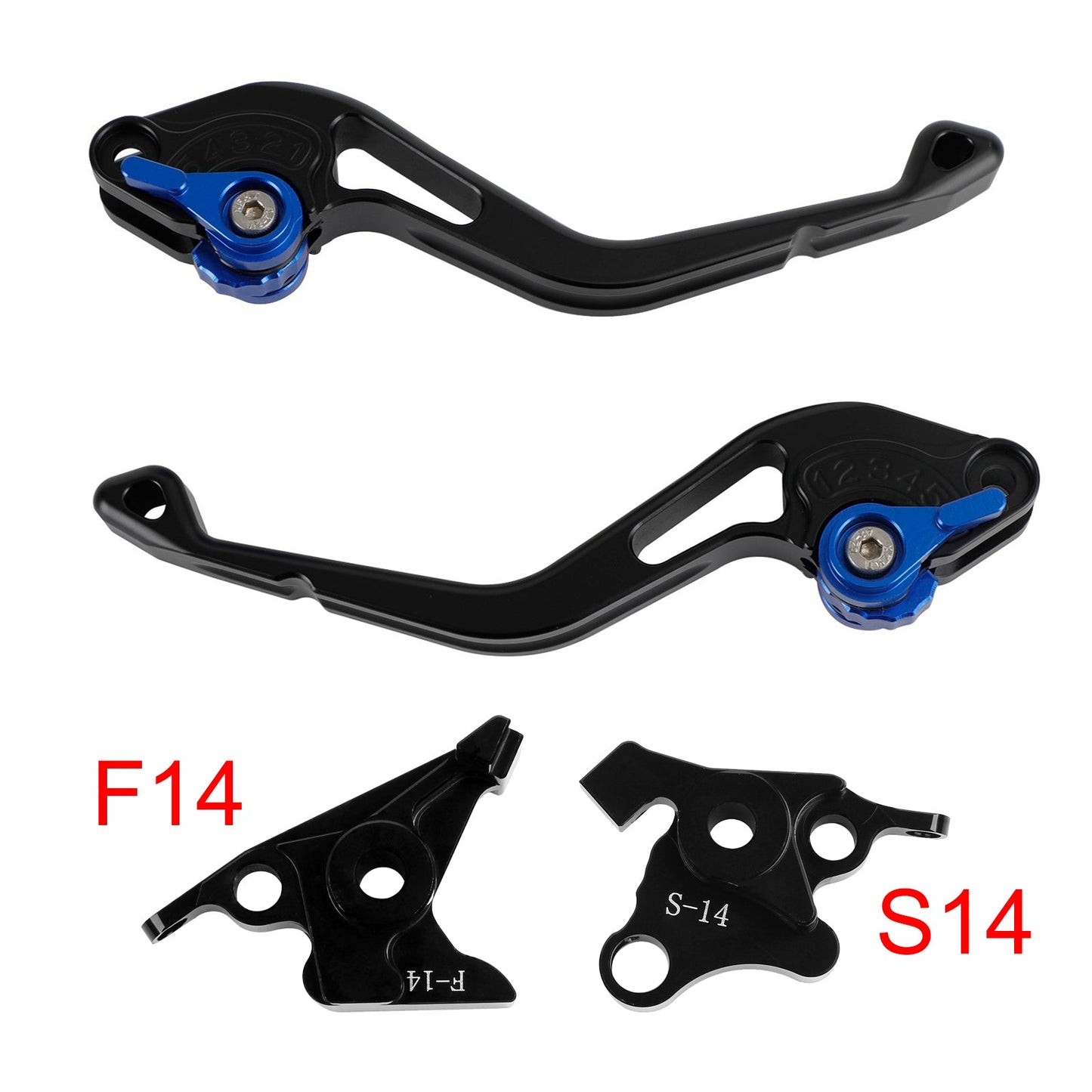 Nuovo Corto Leve Freno Frizione per Suzuki GSF650 GSX1250 GSXR1300 DL1000 Blu