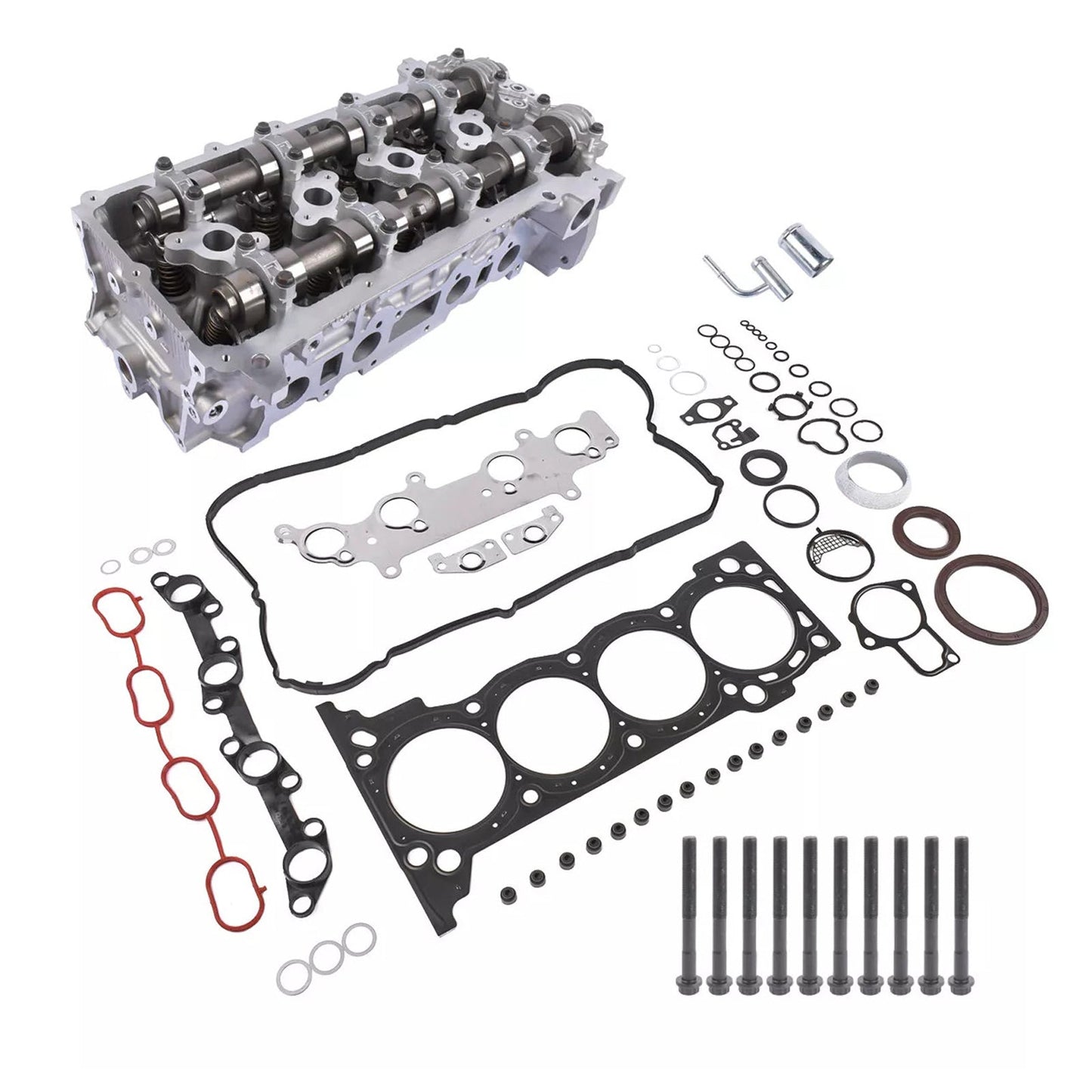 Kit guarnizioni bulloni testata motore Toyota 4Runner N280 2TR-FE 2010 11101-75151 11101-75200