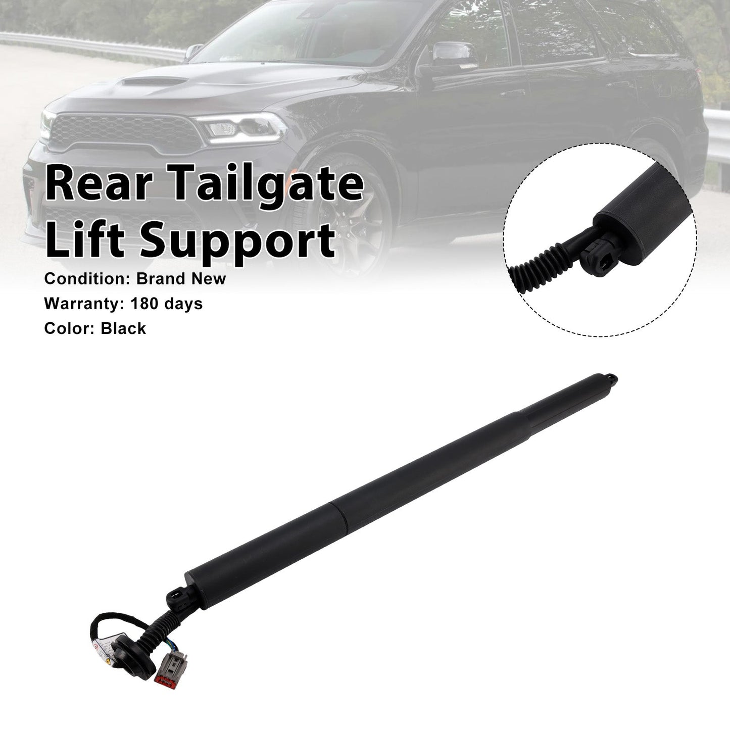 Supporto per portellone posteriore sinistro per Dodge Durango 2011-2025, codice ricambio 68158562AA o 68231351AA.