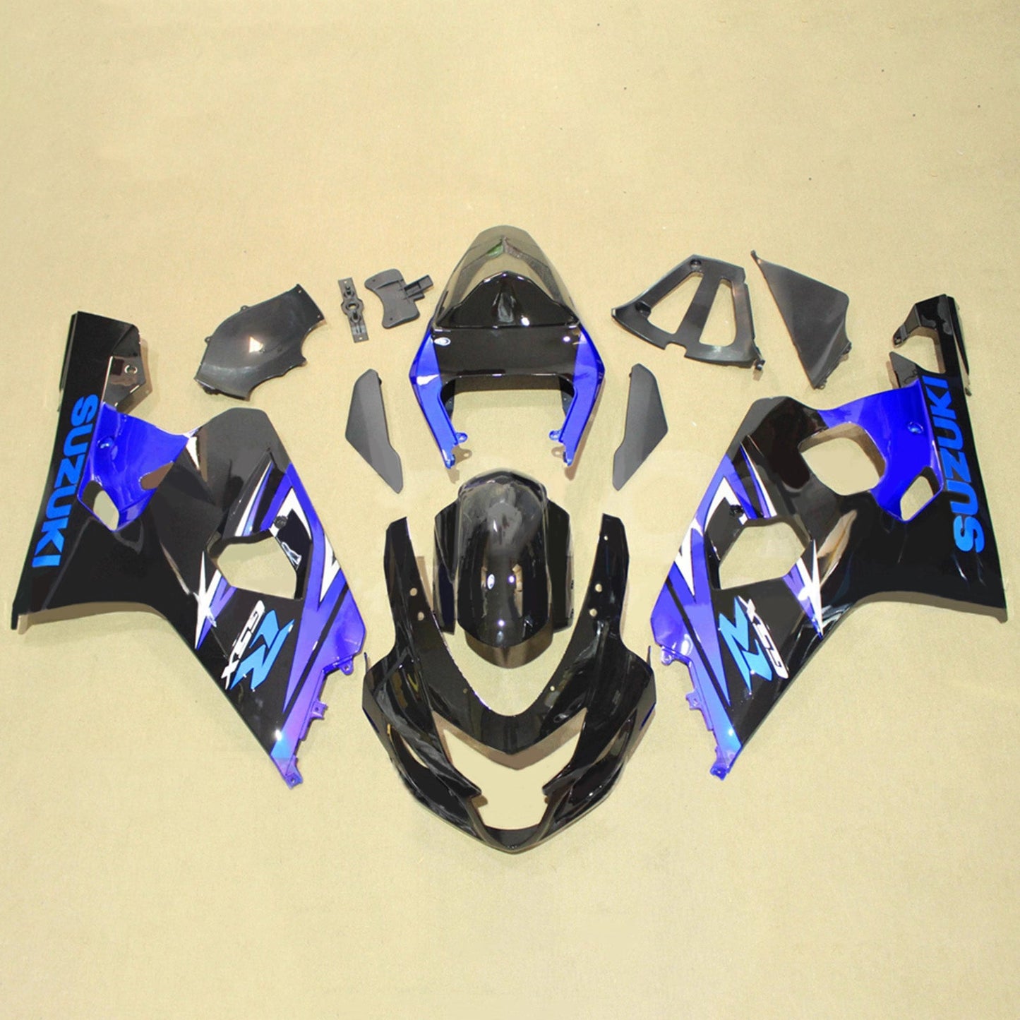 Kit carenatura iniezione plastica ABS per Suzuki GSXR 600/750 2004-2005 K4