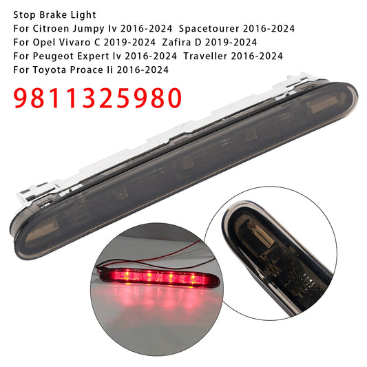 Luce di stop posteriore a LED 9811325980 per Citroen Jumpy Peugeot Expert nera