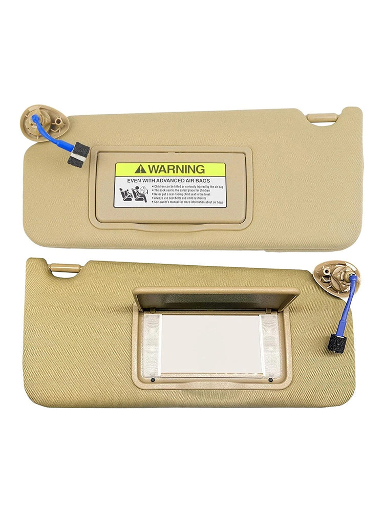 Coppia di alette parasole beige per Honda Accord 2008-2017 83280TA5A51ZA