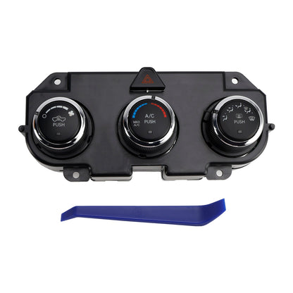 2013-2018 DODGE RAM 2500 PICKUP senza controllo a doppia zona con sbrinamento posteriore Pannello modulo di controllo del clima A/C 68268189AA