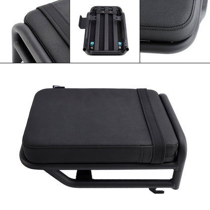 Cuscino passeggero posteriore per HONDA CT125 huntercub 125 2020-2023, piatto, in poliuretano, nero