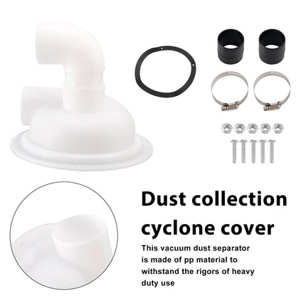 Coperchio separatore ciclonico per polvere Accessorio per aspirapolvere per truciolato Aspirapolvere per gesso Separatore di polvere Accessorio per aspirapolvere
