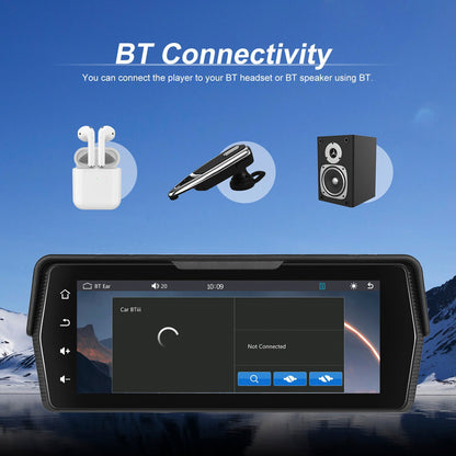Mirroring dello schermo Android Auto Wireless CarPlay PND da 6,86 pollici per motociclette