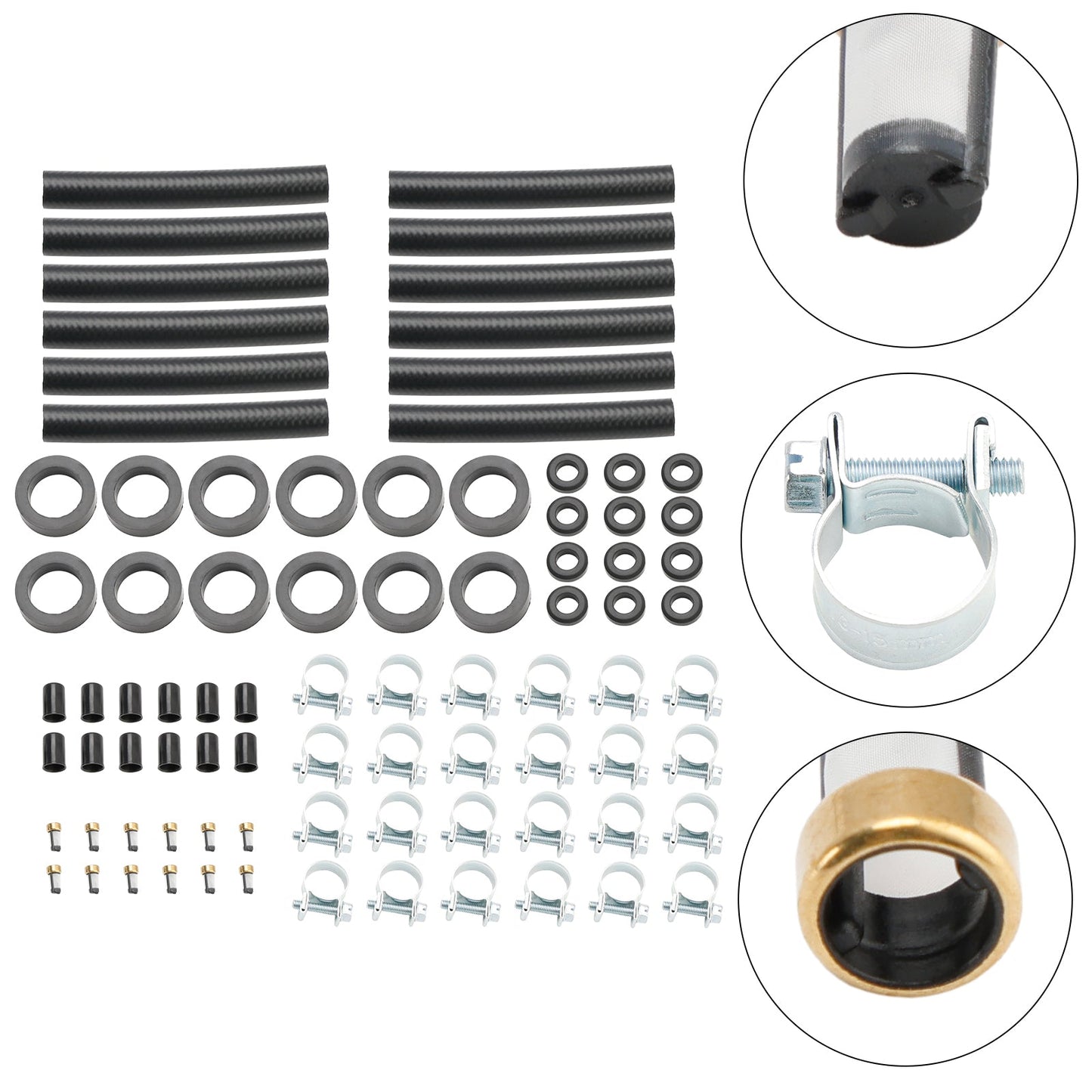 Kit di riparazione iniettori carburante Nissan Stanza 12 pezzi 1970-1989