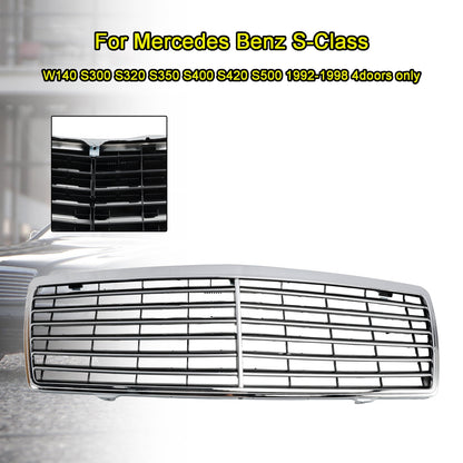 Griglia paraurti anteriore cromata Mercedes Benz Classe S W140 1992-1998