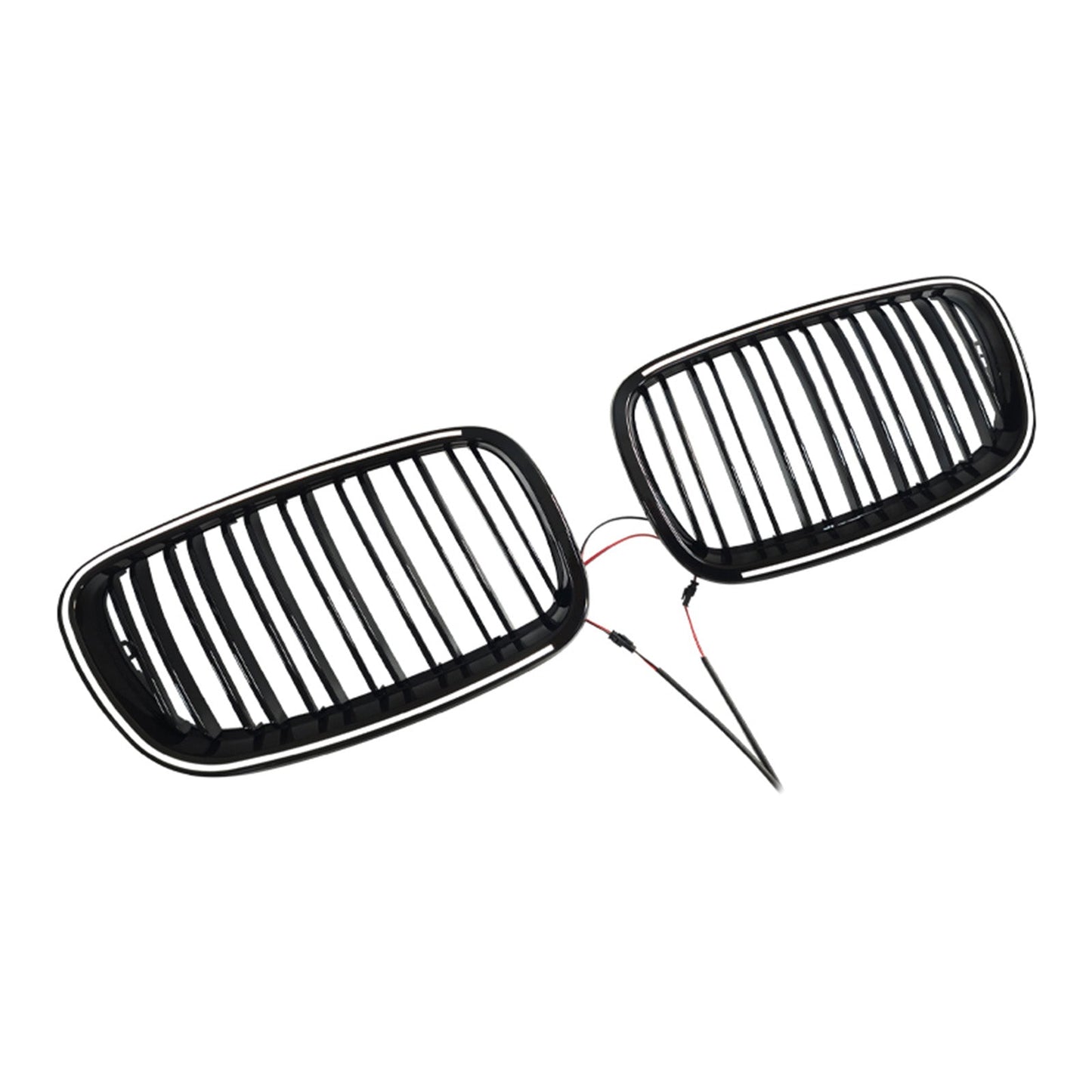 2009-2013 Per BMW X5 M (E70) Griglia anteriore a doppio rene nera lucida 51137305589 51137305590,