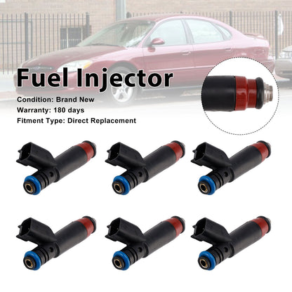 2006-2007 Per Ford Taurus 3.0L V6 6 iniettori di carburante 6F1E-A4A 6F1EA4A 6F1EA4A
