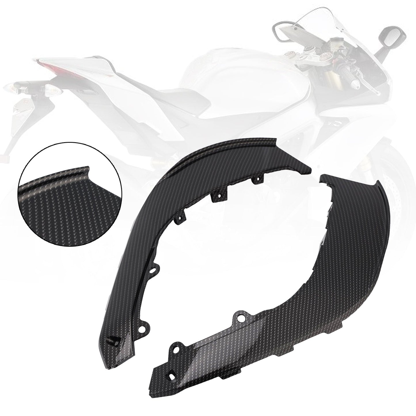 Carenatura superiore Aprilia RSV4 2021-2024, pannelli laterali, cofano motore, telaio