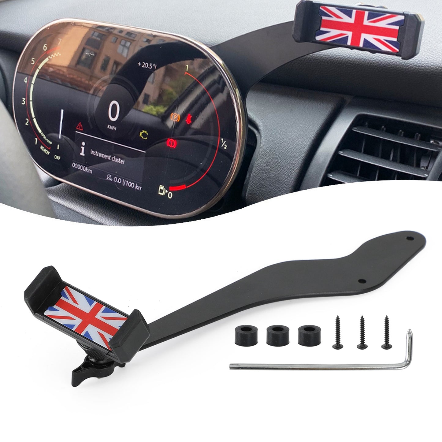 Auto Telefono Titolare Montaggio Rosso Per MINI Cooper R50/R52/R53