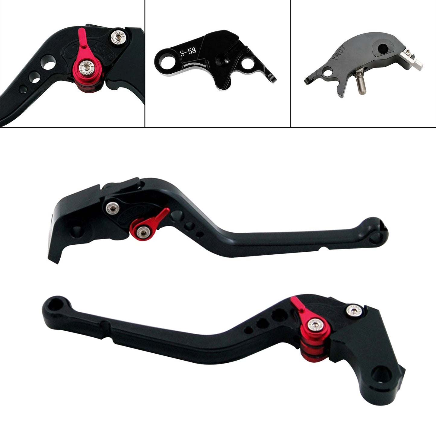 Leva frizione freno lunga adatta per YAMAHA YZF R7 MT-10/SP FZ-10/SP 2022-23