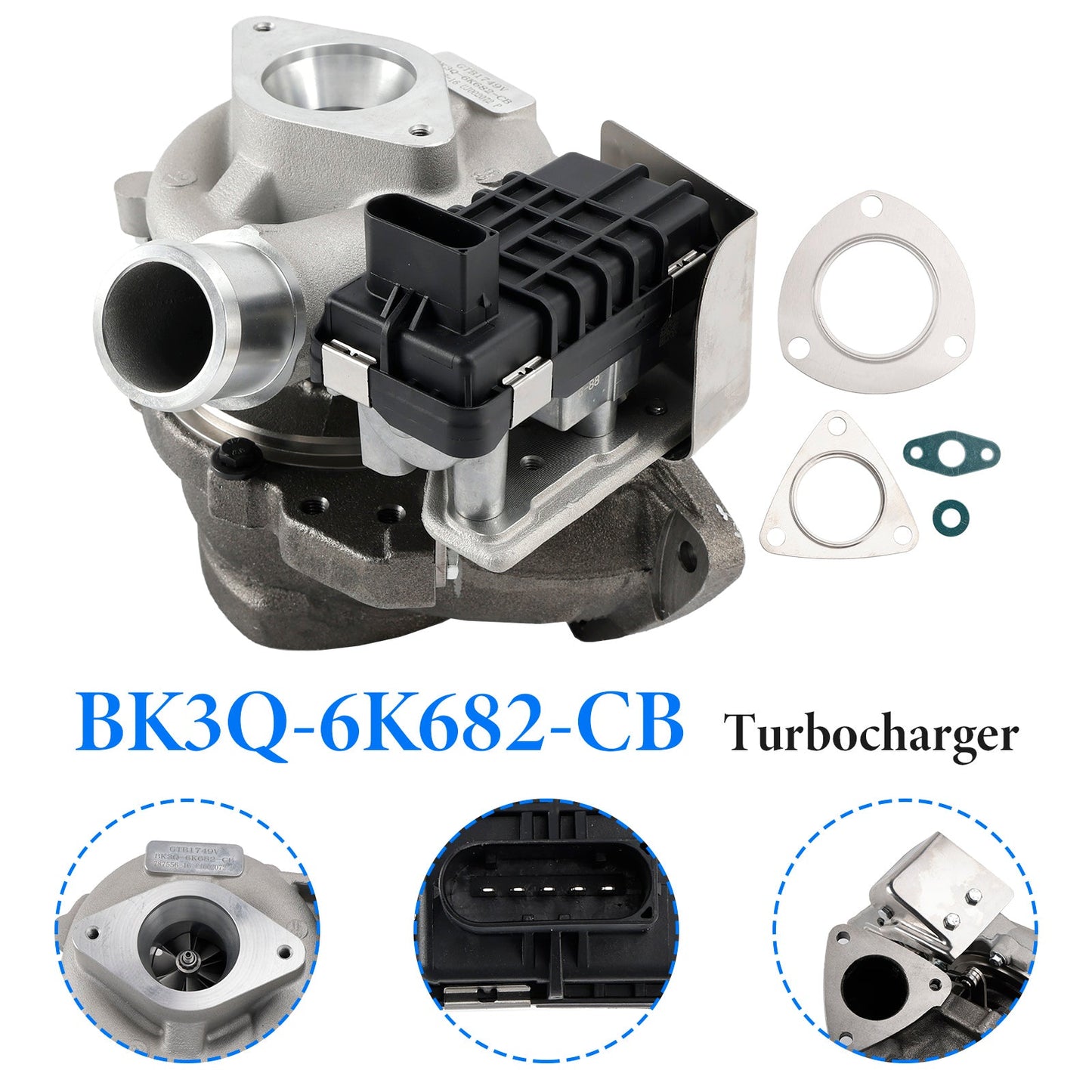 Turbocompressore per Ford Ranger 2.2 TDCI 2010 787556-0016 BK3Q-6K682-CB
