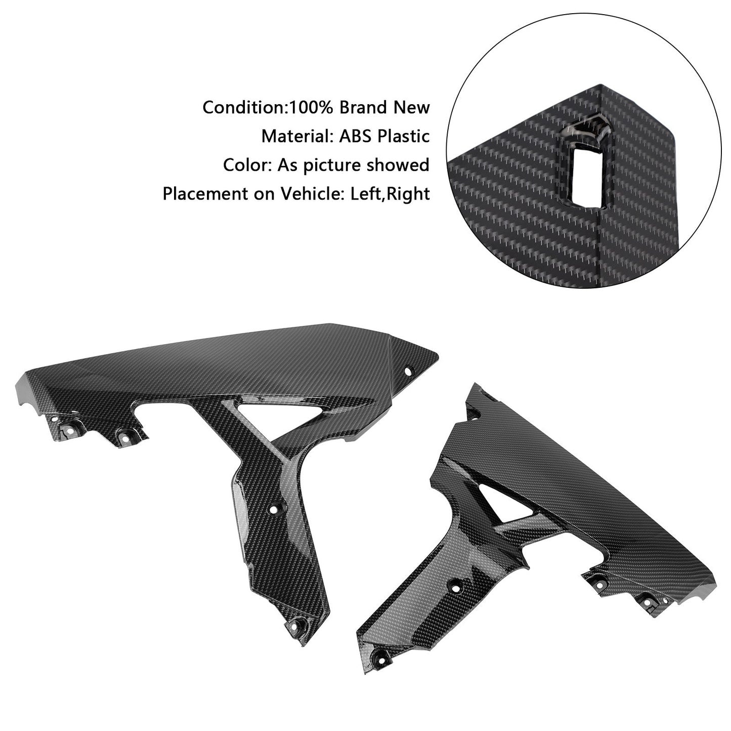 Carenatura laterale del pannello del telaio della carenatura per Honda CBR650R 2024-2025