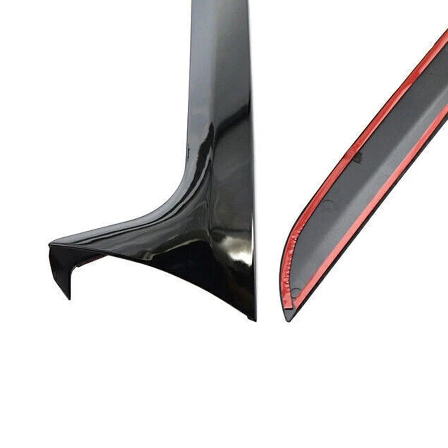 Audi A6 C7 Allroad Avant 2012-2018, coppia di spoiler laterali per lunotto posteriore, colore nero lucido