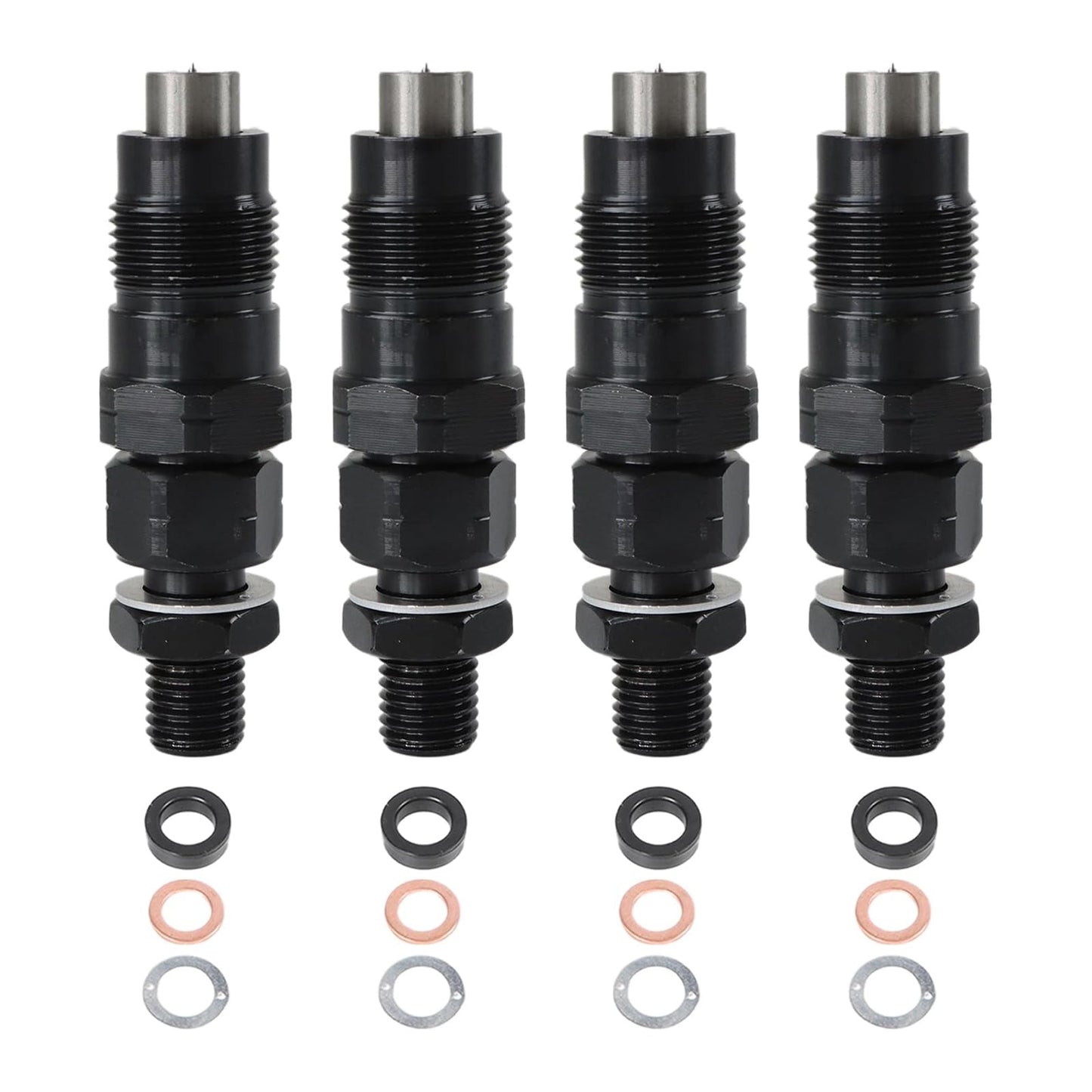 4 pezzi di iniettori di carburante per motore Toyota 3L Hilux Hiace 2.8L 23600-59105