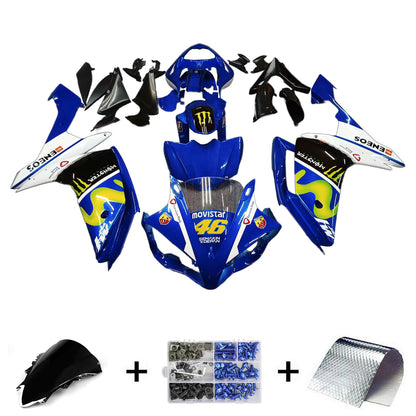 Kit carenatura iniezione Carrozzeria in plastica ABS adatta per Yamaha YZF-R1 2007-2008