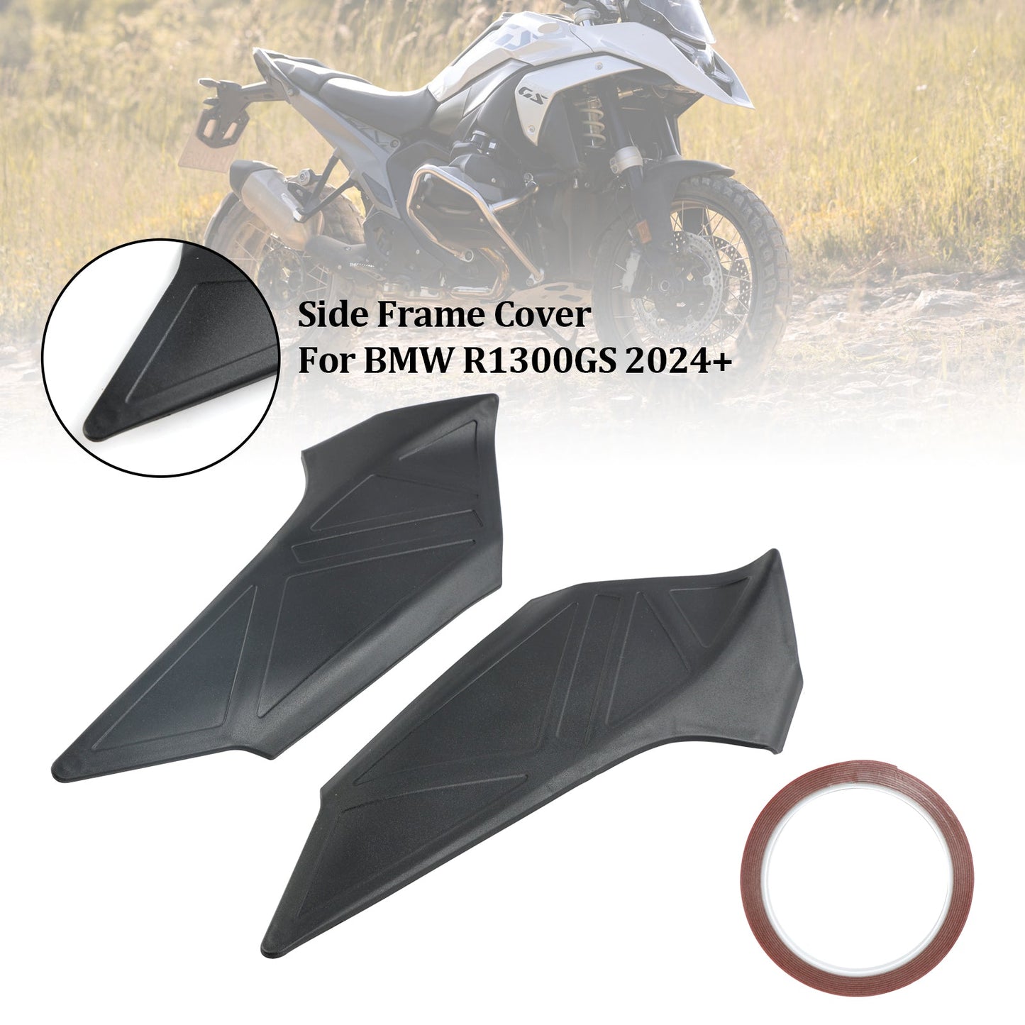 Protezione per pannello telaio laterale, carenature, adatta per BMW R1300GS 2024+