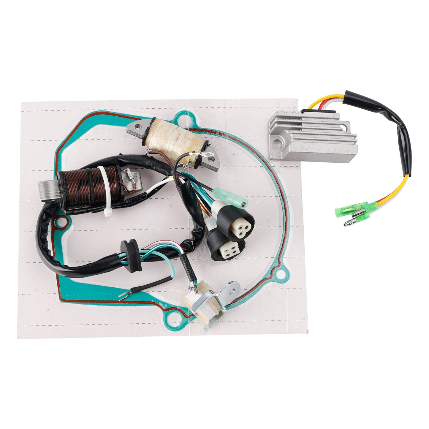 Guarnizione del regolatore del generatore dello statore Yamaha YFM80 Badger 80 del 1985-1988 55X-85560-M0