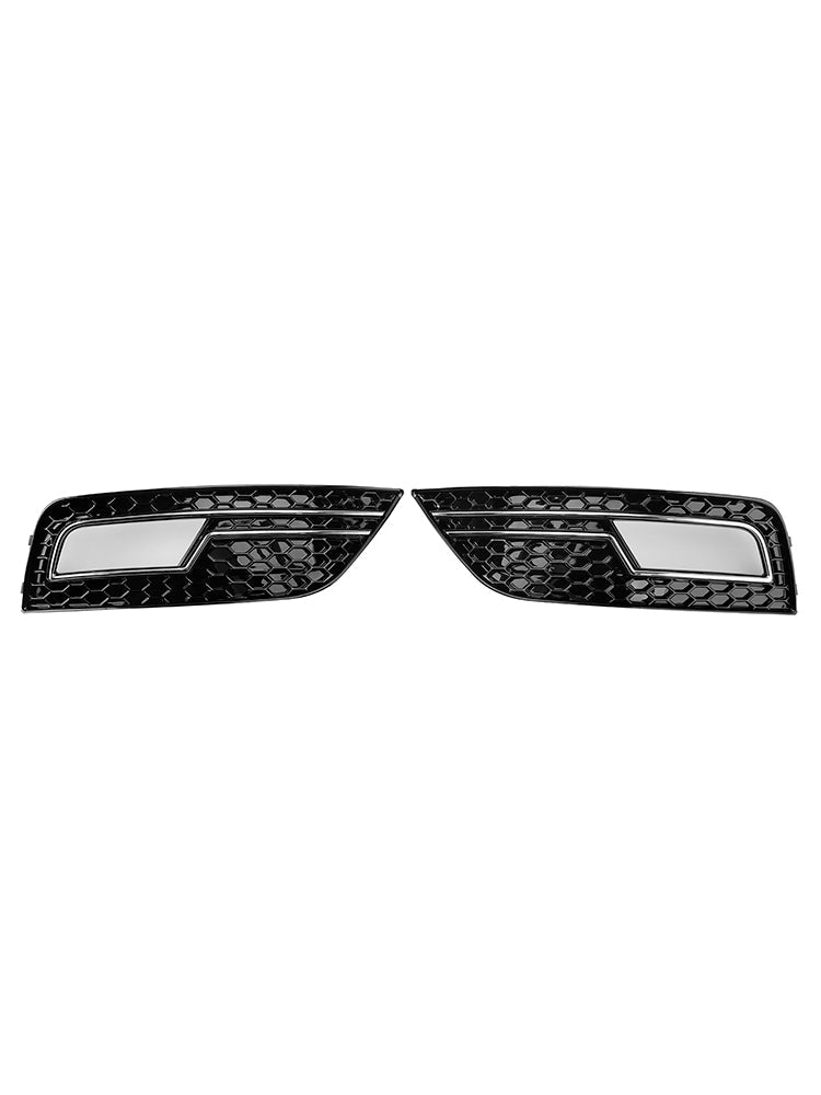 Griglia di copertura fendinebbia cromata Audi A4 B8.5 2013-2015, paraurti standard
