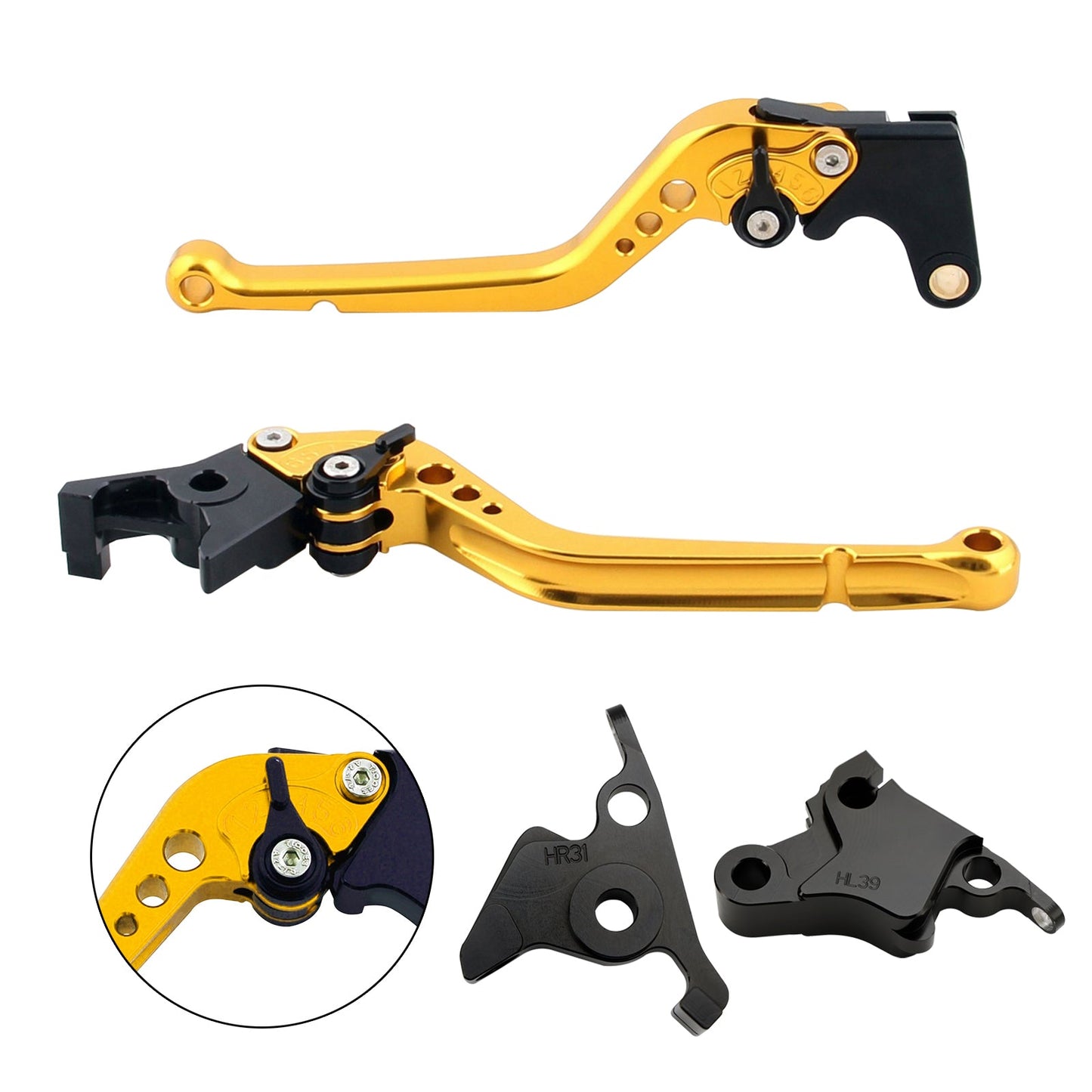 Leva frizione freno lunga adatta per CFMOTO 450SS 450SR 21-23 450NK 23-24