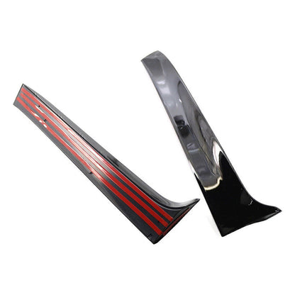 Spoiler laterali per lunotto posteriore, colore nero lucido, per VW Golf 7 Variant Wagon 2013-2017
