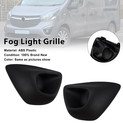 Griglia di copertura fendinebbia paraurti anteriore Nissan NV-300 2016+ (2 pezzi)