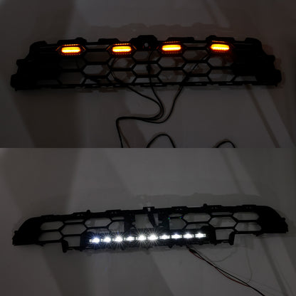 2024+ Toyota 4Runner TRD PRO Paraurti anteriori Griglia W/Light Bar Nero