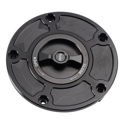 Tappo serbatoio carburante CNC nero senza chiave per CFMoto 300 450 SS NK 700CL-X 800 NK 22-25