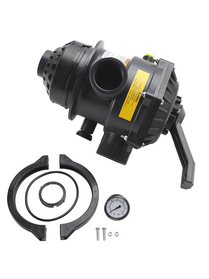 262506 Valvola a morsetto a 6 vie da 1-1/2" pollici compatibile con filtro a sabbia per piscina e spa