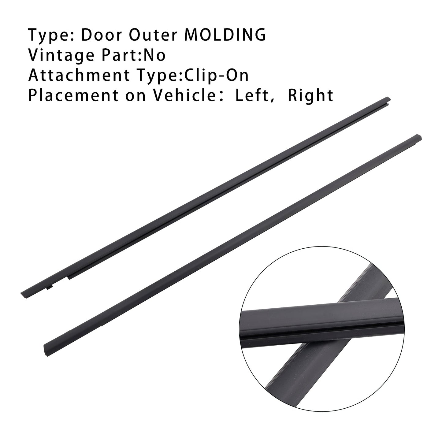 Modanatura per cinghia Honda Civic 2016-2020 (2 pezzi) 72410-TBG-A01 72450-TBG-A01