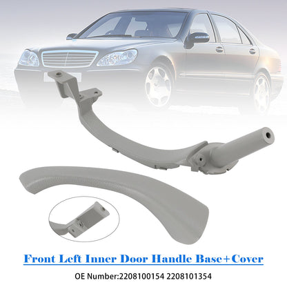 Base e coperchio maniglia interna portiera anteriore sinistra Benz Classe S W220 1998-2003